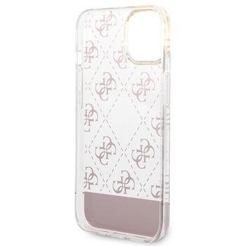 Guess GUHCP14MHG4MHP Hardcase 4G Pattern Script Защитный чехол для iPhone 14 Plus / 15 Plus 6.7