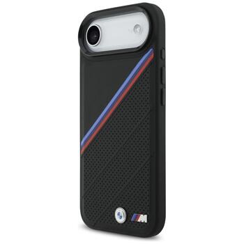 BMW M Tricolor Metal Logo MagSafe Case Aizsargapvalks priekš Apple iPhone 17 Air (BMHMP17M25PCSPEK)