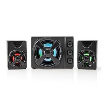 Nedis GSPR31021BK Игровой динамик 2.1 / 33W / LED (GSPR31021BK)