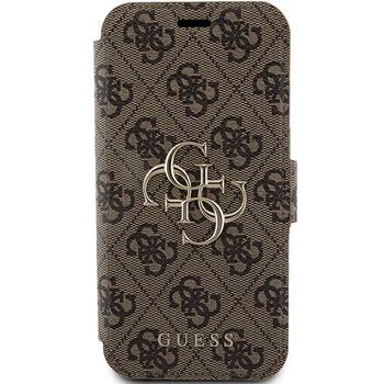 Guess GUBKP15L4GMGBR Book 4G Metal Logo Защитный чехол для iPhone 15 Pro 6.1