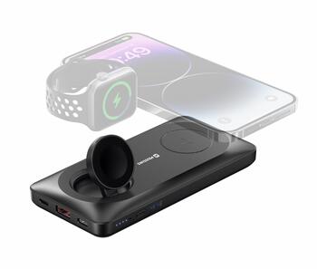 Swissten Беспроводной Power Bank для Apple Watch и MagSafe устройств 10000mAh (22013973)