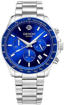 Giewont Vīriešu pulkstenis Chronograph Sapphire / sudraba/zils (GW3520-B3)