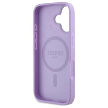 Guess GUHMP16SPSAHMCU Saffiano MagSafe Aizsargapvalks priekš iPhone 16 6.1