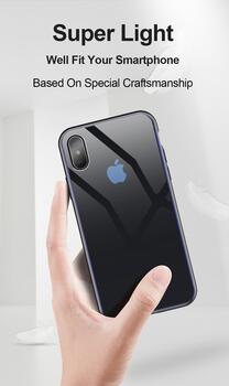 Dux Ducis Light Case Premium Прочный Силиконовый чехол для Apple iPhone 7 / 8 Прозрачно- Синий (DUXD-LGT-IPH7-BL)