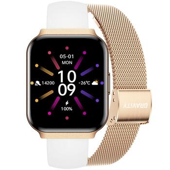 Smartwatch Gravity Ремешок + браслет GT44-1 / розовое золото (GT44-1)