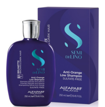 Alfaparf Milano Semi Di Lino Brunette Anti-Orange Low Шампунь 250ml (8022297133416)