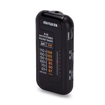 AIWA R22 Pārnēsājams Radio ar Austiņām (R22-BLK)