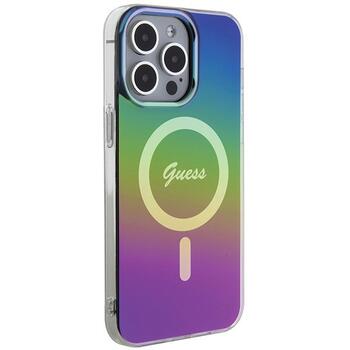 Guess GUHMP15XHITSK Hardcase IML Iridescent MagSafe Защитный чехол для iPhone 15 Pro Max 6.7