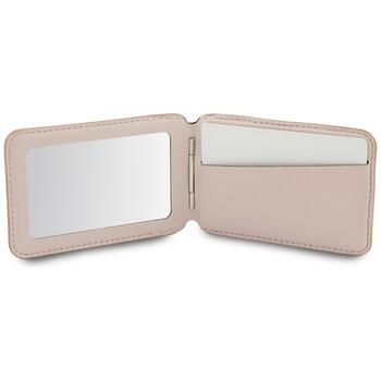 Guess MagSafe Кошелек с Подставкой и Зеркалом 4G Розовый (GUWMSMIP4GP)