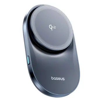 Baseus PrimeTrip VC1 Pro Bezvadu auto lādētājs Qi2 ventilācijas restei / melns (BS-CM054)