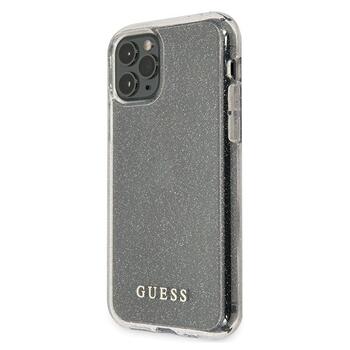 Guess GUHCN58PCGLSI Glitter Hardcase Защитный чехол для iPhone 11 Pro / серебристый (GUHCN58PCGLSI)