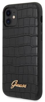 Guess GUHCN61PCUMLCRBK Croco Cover Чехол для Apple iPhone 11 Black (GUHCN61PCUMLCRBK)