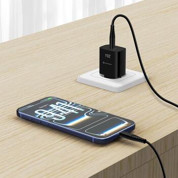 Swissten Edge Tīkla Lādētājs USB-C GaN 20W Melns (22071710)