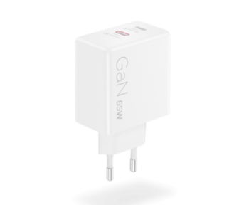 Lenovo Dual USB-C GaN Charger Зарядное устройство 2× USB-C 65W (G0A6065WEU)