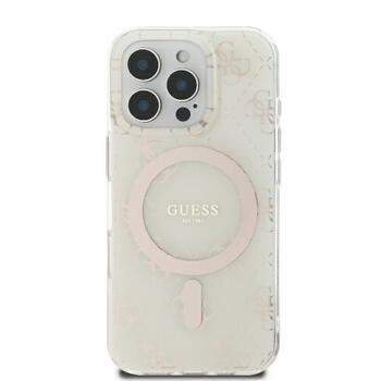 Guess IML 4G Background MagSafe Защитный Чехол для Apple iPhone 16 Pro (GUHMP16LH4DTEH)