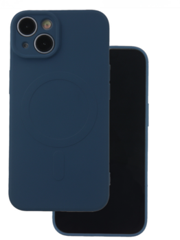 Mocco Simple Color MagSafe Case Защитный Чехол для Apple iPhone 15 (MC-SCMS-IPH-15-NBL)