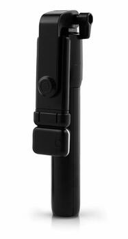 RoGer R1S 2in1 Selfie Stick + штатив телескопическая подставка с Bluetooth пульт дистанционного управления + Вспышка (RO-R1S-BK)