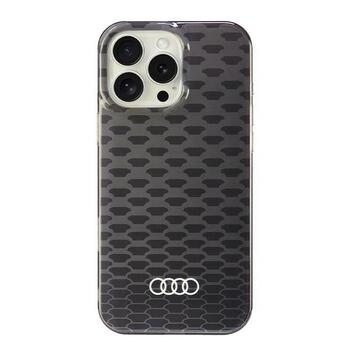 Audi IML Stitching Pattern MagSafe Aizsargapvalks Priekš Apple iPhone 16 Pro Max (AU-IMLMIP16PM-Q5/D3-BK)