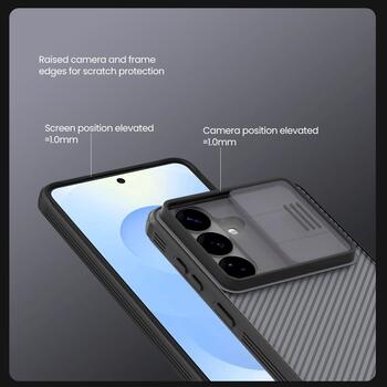 Nillkin CamShield PRO Hard Case Защитный чехол для Samsung Galaxy S26+ / прозрачный чёрный (57983129401)