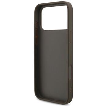Guess 4G Big Logo Case Защитный чехол для iPhone 17 Pro Max / коричневый (GUHCP17X4GMGBR)