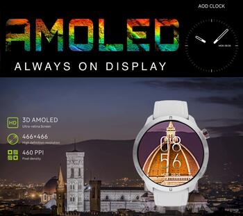 RUBICON Smartwatch RNCF14 Смарт-часы / серебристый/белый (SMARUB252)