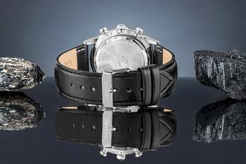 Giewont Vīriešu pulkstenis Chronograph Sapphire GW5630-A2 / melns/sudraba (GW5630-A2)