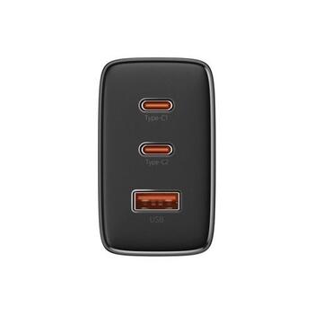 Baseus Cube Pro 65W GaN 3арядное устройство 2x USB-C USB-A (P10152301113-00)