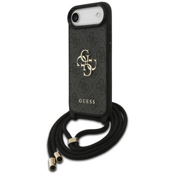 Guess 4G Big Logo Cord Stap Crossbody Aizmugurējais Apvalks priekš Apple iPhone Air (GUHCP17MP4GMGCRK)