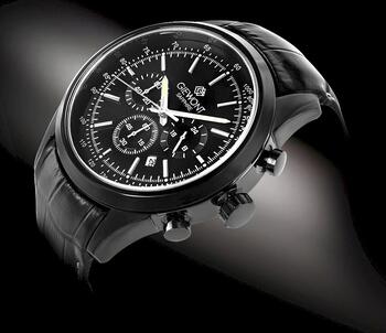 Giewont Chronograph Sapphire Мужские наручные часы GW7650-A4 / чёрный (GW7650-A4)
