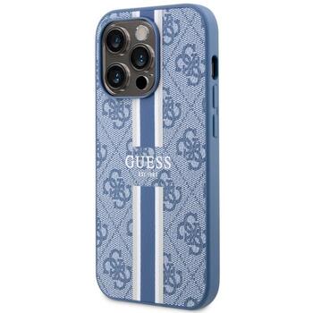 Guess GUHMP14LP4RPSB Hardcase 4G Printed Stripes MagSafe Aizsargapvalks priekš iPhone 14 Pro 6.1