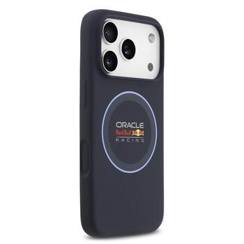 Red Bull Silicone Blue Ring MagSafe Case Чехол для Apple iPhone 17 Pro (RBHMP17L24SIILVB)