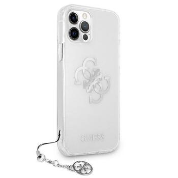 Guess GUHCP12LKS4GSI Hardcase 4G Silver Charms Collection Защитный чехол для iPhone 12 Pro Max 6,7