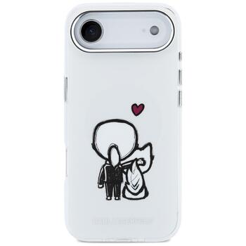 Case Karl Lagerfeld Karl & Choupette Back MagSafe Aizsargapvalks priekš iPhone Air / caurspīdīgs (KLHMP17M6HKCBHH)