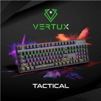 VERTUX Tactical Mehāniskā RGB Spēļu Tastatūra (TACTICAL.E)