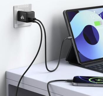 iPeax GaN USB / USB-C Tīkla Lādētājs 25W (90010126)