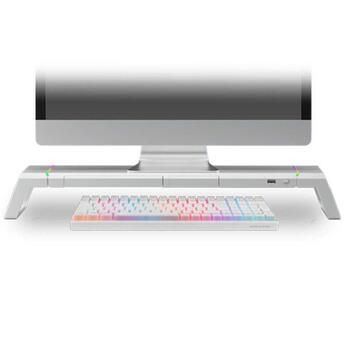 Mars Gaming MGS-ONE Monitora statīvs Chroma RGB / USB 2.0 (MGSONEW)