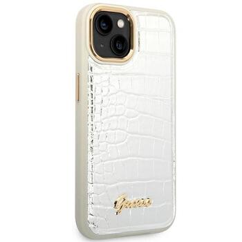 Guess GUHCP14MHGCRHS Croco Collection Защитный чехол для iPhone 14 Plus / 15 Plus 6.7