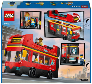 LEGO 60407 Red Double-Decker Sightseeing Bus Конструктор (60407)