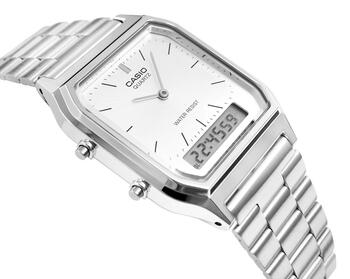 CASIO AQ-230A-7AMQYES Sieviešu pulkstenis / Sudraba (AQ-230A-7AMQYES)