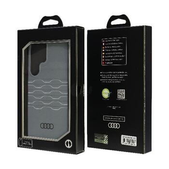 Audi IML Pattern MagSafe Чехол для Samsung Galaxy S24 Ultra (AU-IMLS24U-A6/D3-GY)