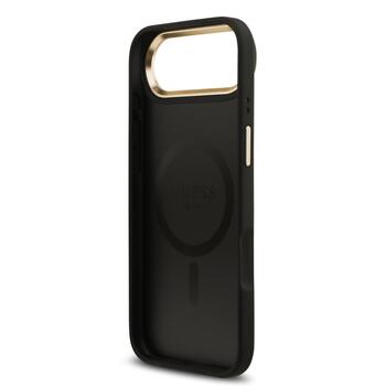 Guess PU Leather 4G Gold Frame MagSafe Case Чехол для Apple iPhone 17 Air (GUHMP17MP4MSEGCK)