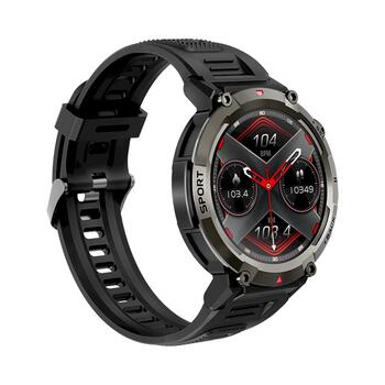 VELTORI VT140-1 Smartwatch Ремешок для смарт-часов силиконовый / чёрный (VT140-1)