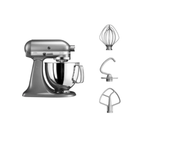 KitchenAid 5KSM125ECU Кухонный миксер 4.8 L / 300 W (5KSM125ECU)