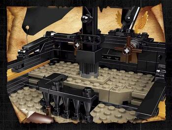 RoGer Pīrātu Kuģa Konstruktora Komplekts Black Pearl 3180gab (5903864977349)
