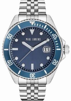 PAUL LORENS Vīriešu pulkstenis PL13030B-6C1 / melns (PL13030B-6C1)