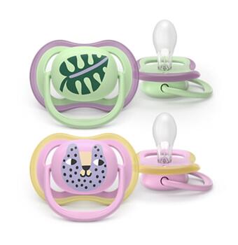 Philips Avent Ultra Air Пустышки Для Девочек 6-18m 2шт (SCF087/13)