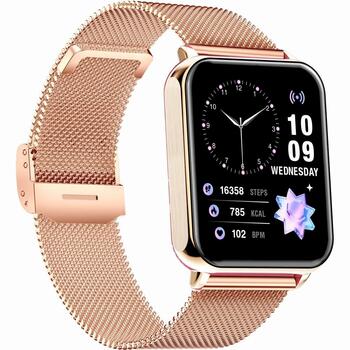 Smartwatch Gravity Умные часы / розовое золото-фиолетовый (GT17-3)
