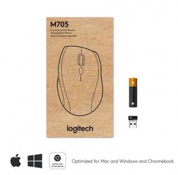 Logitech Marathon M705 Беспроводная Мышь (910-006034)