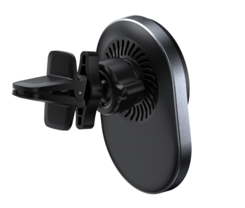 Quik Accessories QM-900 Магнитный Aвтомобильный держатель для телефона с Qi2 беспроводной зарядкой 15W (QM-900)