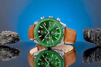 Giewont Chronograph Sapphire Мужские часы GW8720-A3 / коричнево-зелёный (GW8720-A3)